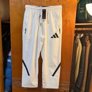 adidas White and Black Sweatpants